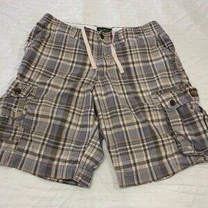 🌼. EDDIE BAUER SPECIALLY DYED MENS CARGO COTTON SHORTS SIZE 34 🌼